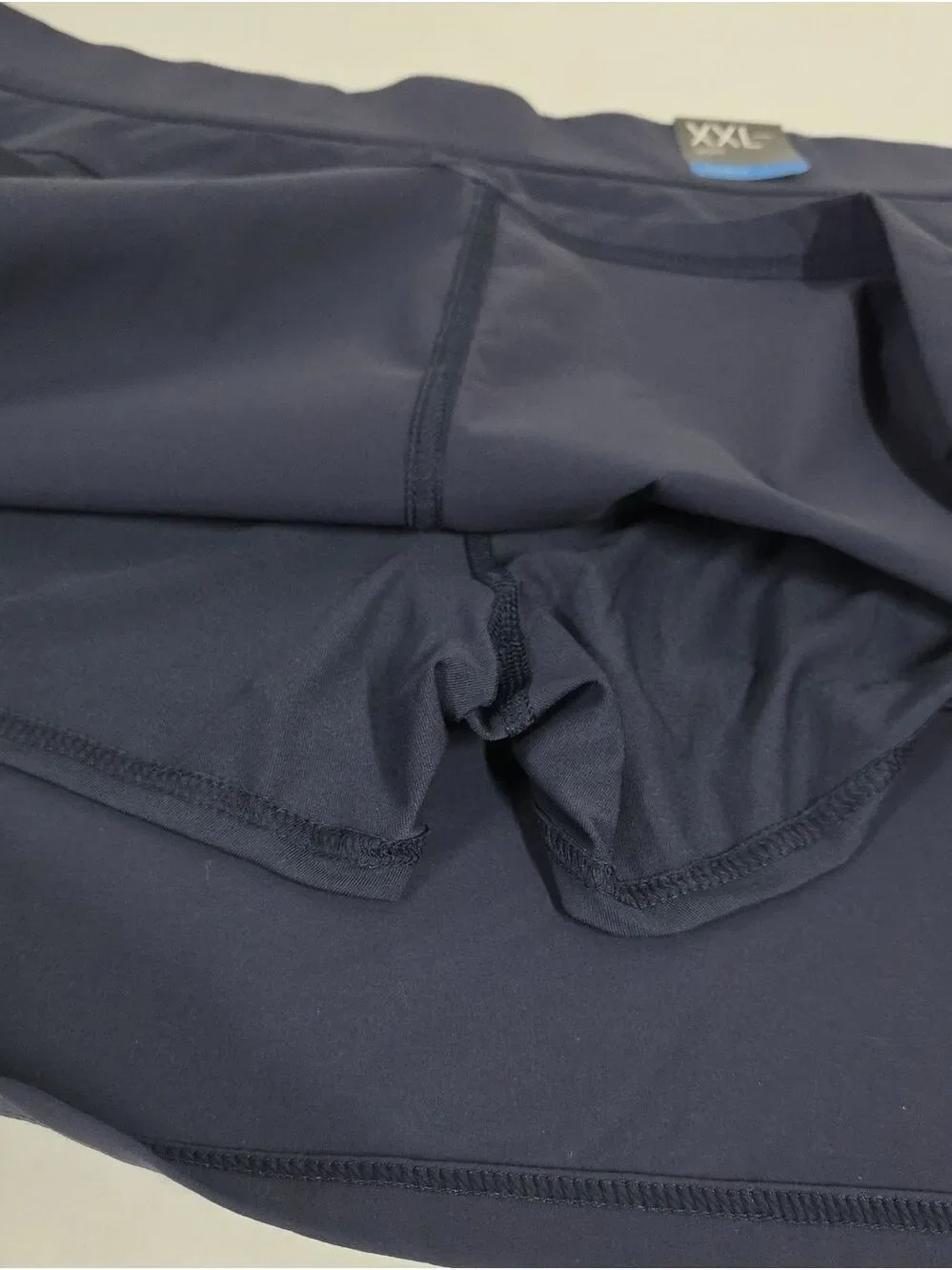 NWT Columbia Anytime Omni-Shade Navy Blue Ruched Lined Skort, Size XXL